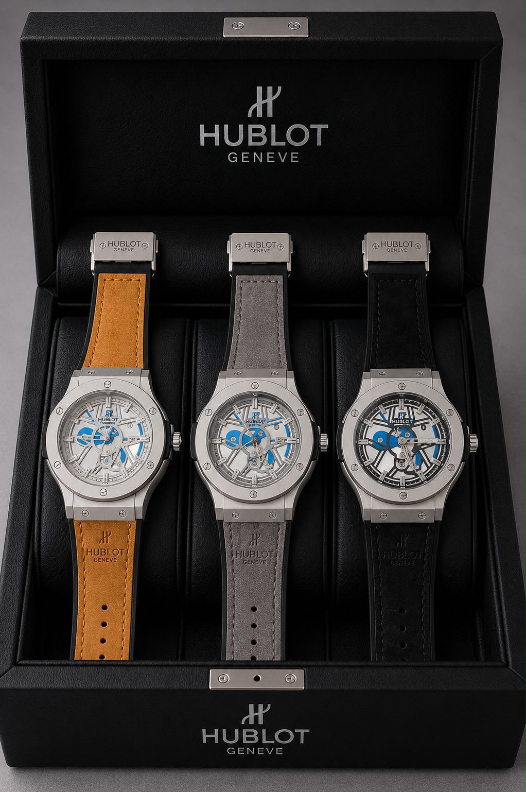 brand lether strap watch