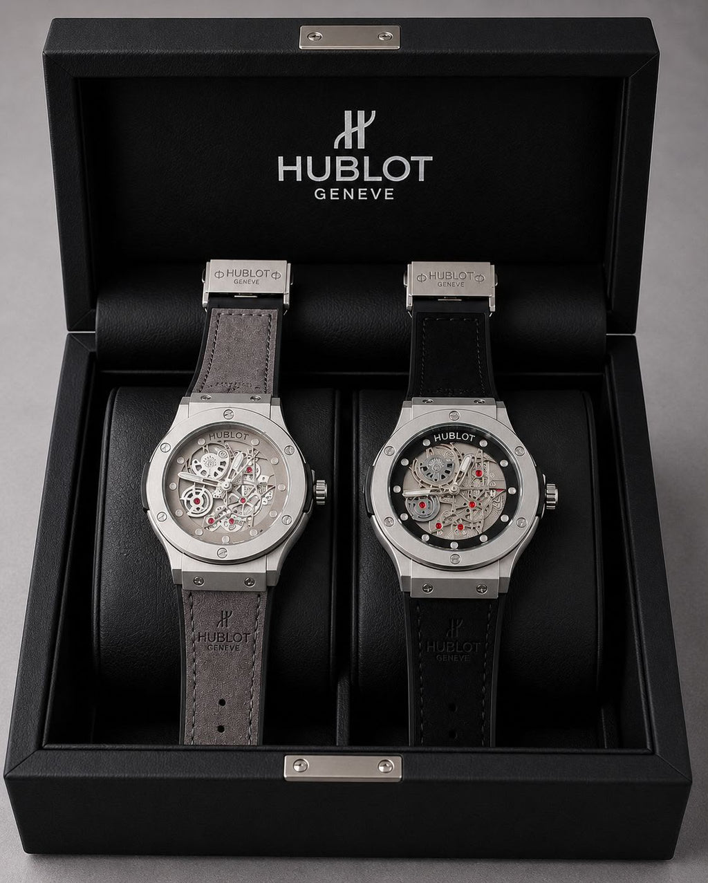 brand lether strap watch