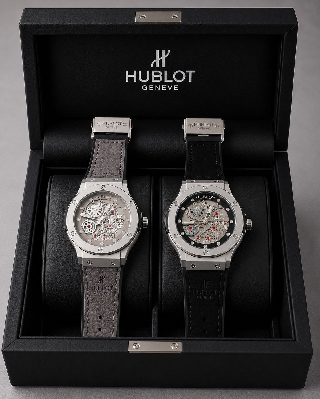 brand lether strap watch